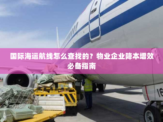 国际海运航线怎么查找的?物业企业降本增效必备指南 国际海运航线怎么查找的?物业企业降本增效必备指南