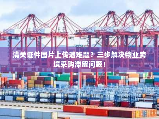 清关证件图片上传遇难题?三步解决物业跨境采购滞留问题! 清关证件图片上传遇难题?三步解决物业跨境采购滞留问题!