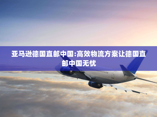 亚马逊德国直邮中国:高效物流方案让德国直邮中国无忧 亚马逊德国直邮中国:高效物流方案让德国直邮中国无忧