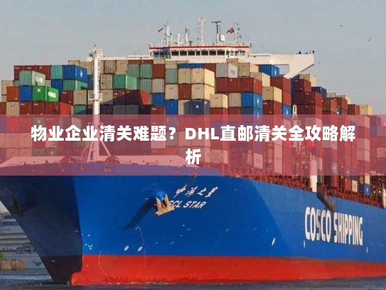 物业企业清关难题?DHL直邮清关全攻略解析 物业企业清关难题?DHL直邮清关全攻略解析