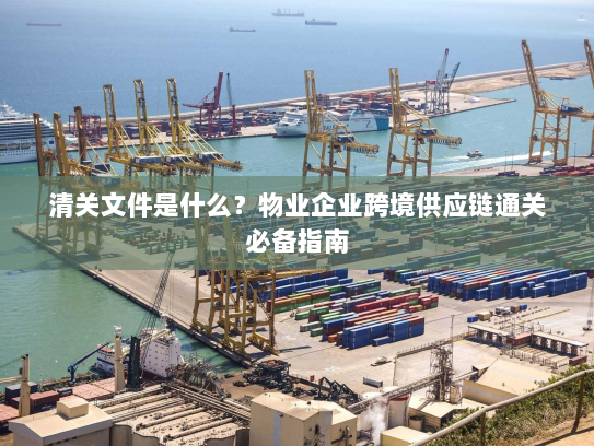 清关文件是什么?物业企业跨境供应链通关必备指南 清关文件是什么?物业企业跨境供应链通关必备指南