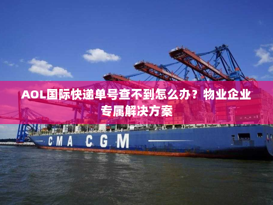 AOL国际快递单号查不到怎么办?物业企业专属解决方案 AOL国际快递单号查不到怎么办?物业企业专属解决方案