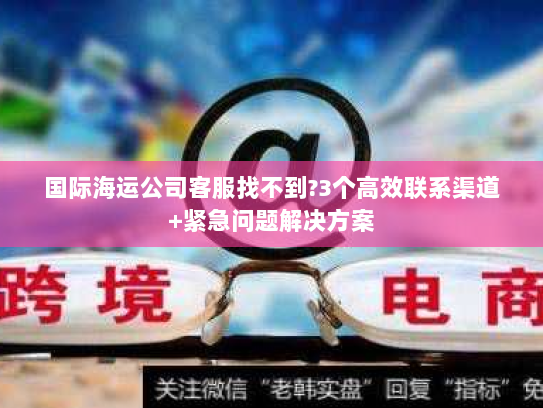国际海运公司客服找不到?3个高效联系渠道+紧急问题解决方案