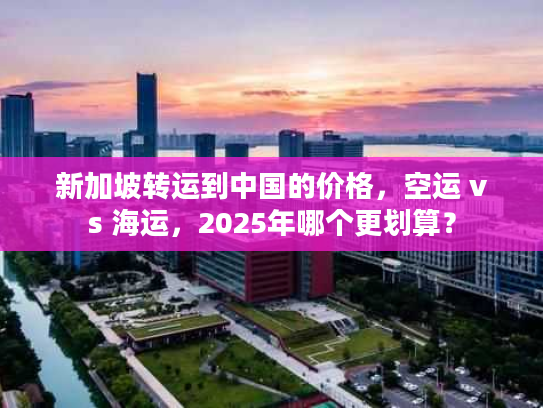 新加坡转运到中国的价格，空运 vs 海运，2025年哪个更划算？