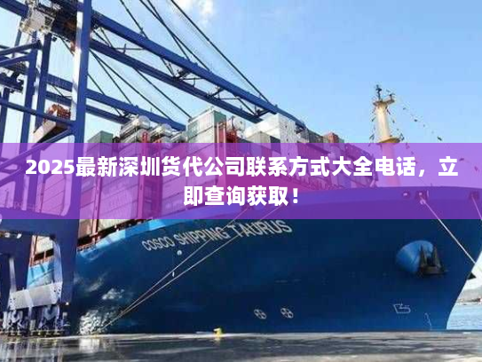 2025最新深圳货代公司联系方式大全电话,立即查询获取! 2025最新深圳货代公司联系方式大全电话,立即查询获取!