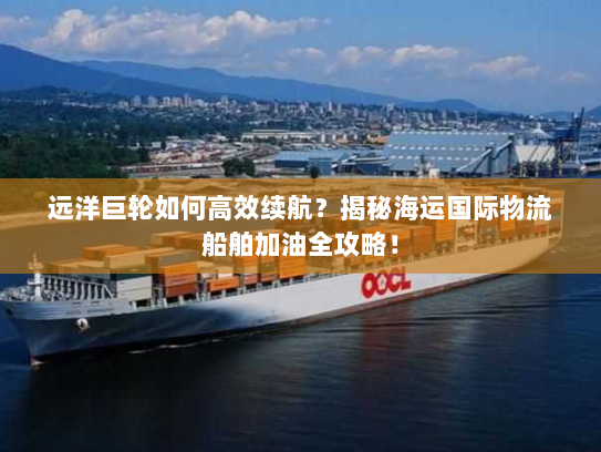 远洋巨轮如何高效续航?揭秘海运国际物流船舶加油全攻略! 远洋巨轮如何高效续航?揭秘海运国际物流船舶加油全攻略!