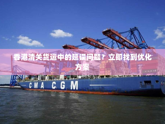 香港清关货运中的延误问题?立即找到优化方案 香港清关货运中的延误问题?立即找到优化方案