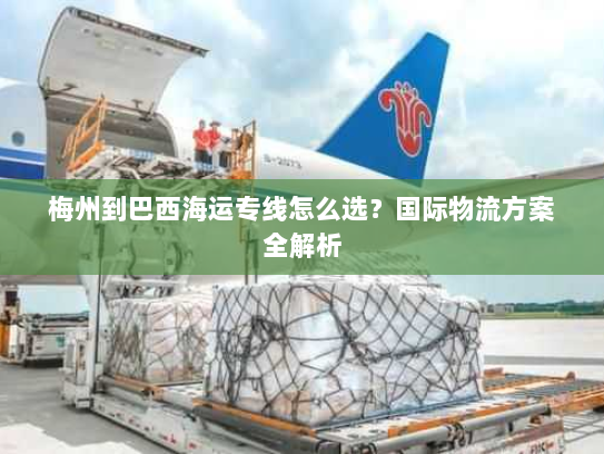 梅州到巴西海运专线怎么选？国际物流方案全解析