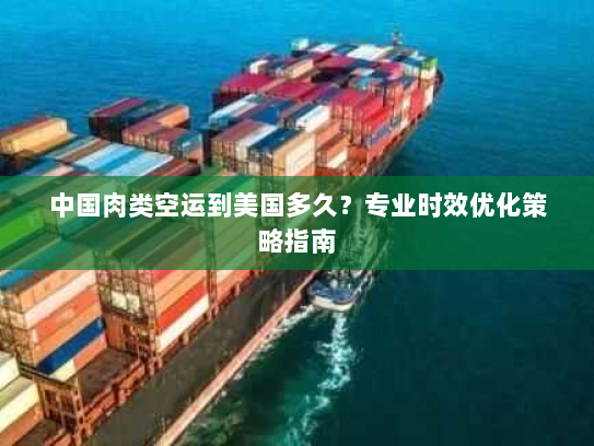 中国肉类空运到美国多久？专业时效优化策略指南