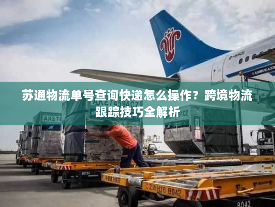 苏通物流单号查询快递怎么操作?跨境物流跟踪技巧全解析 苏通物流单号查询快递怎么操作?跨境物流跟踪技巧全解析