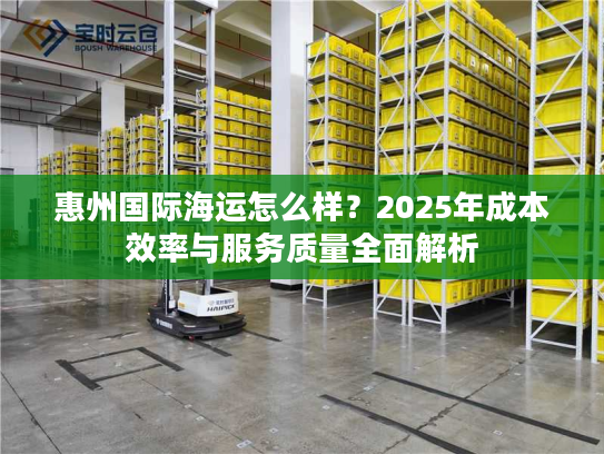 惠州国际海运怎么样？2025年成本效率与服务质量全面解析
