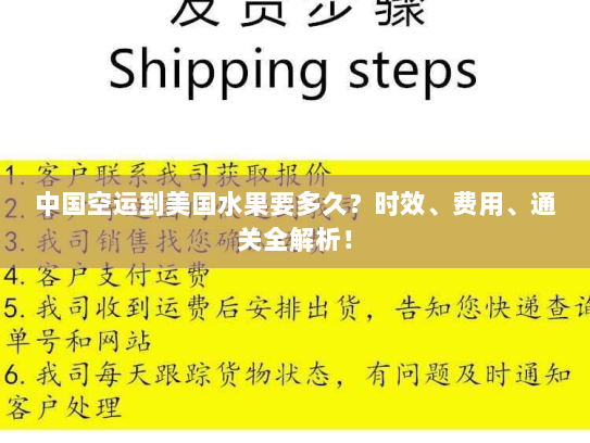 中国空运到美国水果要多久?时效、费用、通关全解析! 中国空运到美国水果要多久?时效、费用、通关全解析!