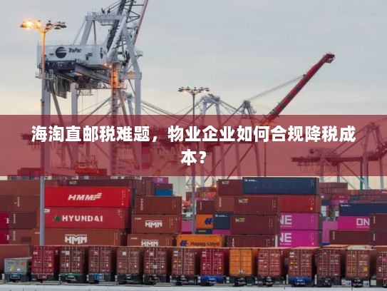 海淘直邮税难题，物业企业如何合规降税成本？