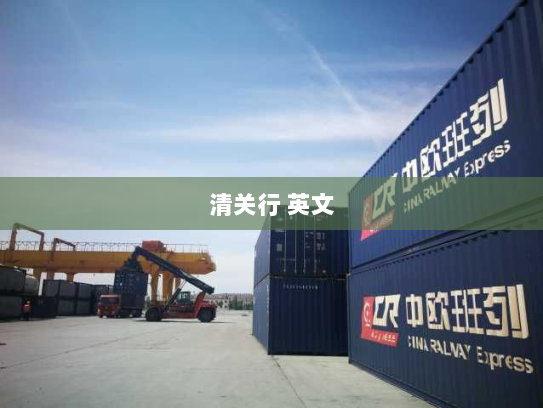 清关行 英文 清关行 英文