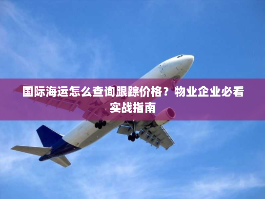 国际海运怎么查询跟踪价格?物业企业必看实战指南 国际海运怎么查询跟踪价格?物业企业必看实战指南