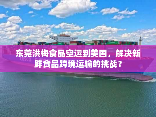 东莞洪梅食品空运到美国，解决新鲜食品跨境运输的挑战？