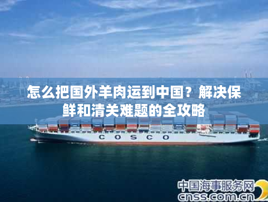 怎么把国外羊肉运到中国？解决保鲜和清关难题的全攻略