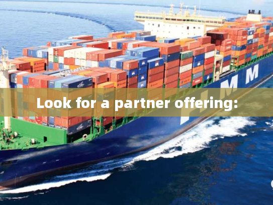 Look for a partner offering: Look for a partner offering: