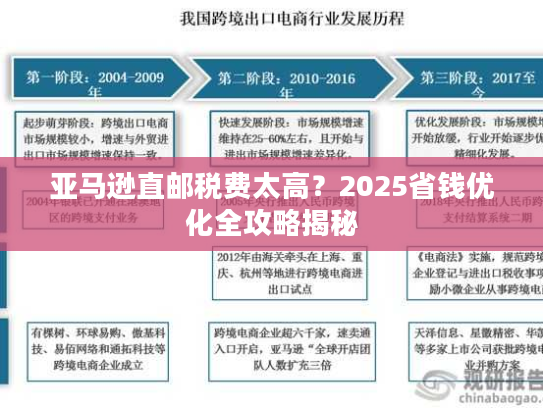 亚马逊直邮税费太高？2025省钱优化全攻略揭秘