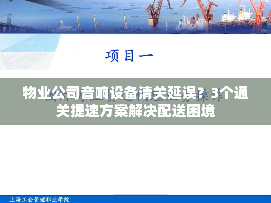 物业公司音响设备清关延误?3个通关提速方案解决配送困境 物业公司音响设备清关延误?3个通关提速方案解决配送困境