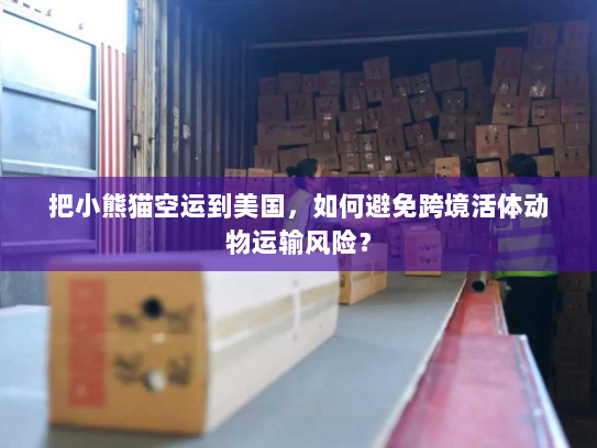 把小熊猫空运到美国,如何避免跨境活体动物运输风险? 把小熊猫空运到美国,如何避免跨境活体动物运输风险?