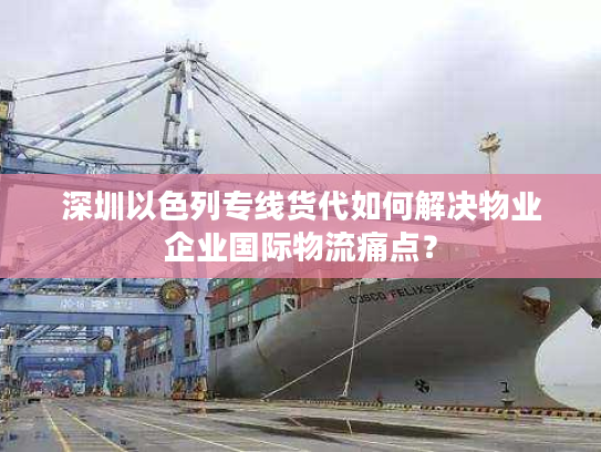 深圳以色列专线货代如何解决物业企业国际物流痛点？
