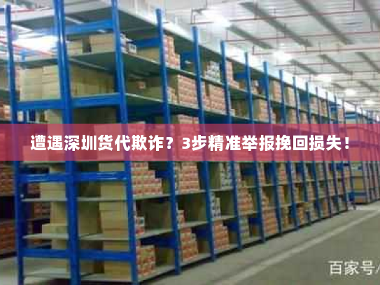遭遇深圳货代欺诈？3步精准举报挽回损失！