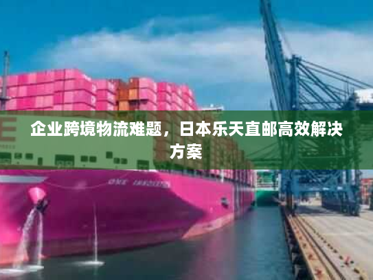 企业跨境物流难题，日本乐天直邮高效解决方案