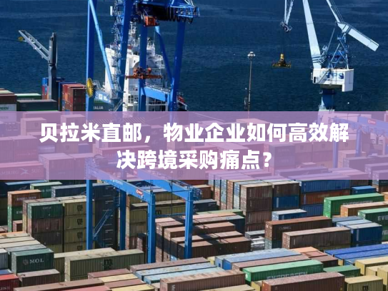 贝拉米直邮，物业企业如何高效解决跨境采购痛点？