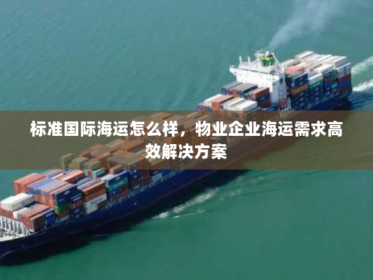 标准国际海运怎么样,物业企业海运需求高效解决方案 标准国际海运怎么样,物业企业海运需求高效解决方案