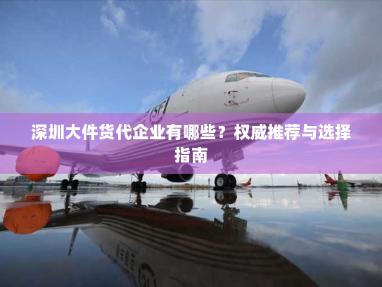 深圳大件货代企业有哪些？权威推荐与选择指南