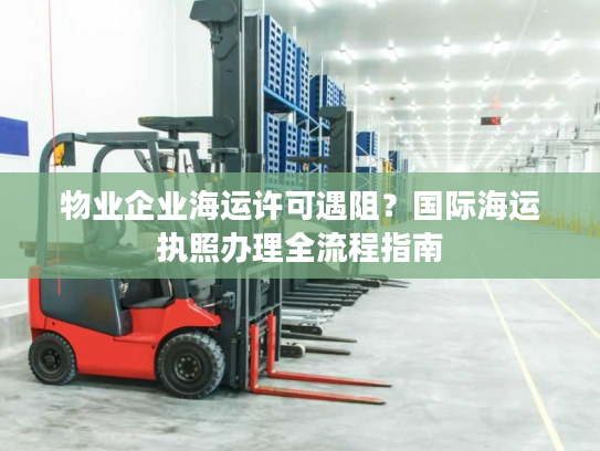 物业企业海运许可遇阻？国际海运执照办理全流程指南