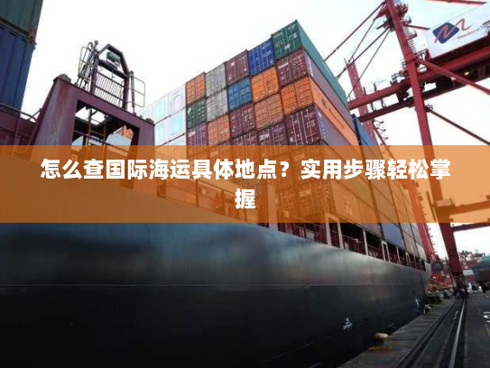 怎么查国际海运具体地点?实用步骤轻松掌握 怎么查国际海运具体地点?实用步骤轻松掌握