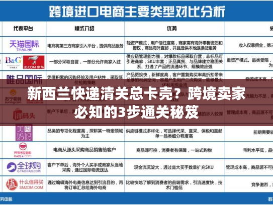 新西兰快递清关总卡壳？跨境卖家必知的3步通关秘笈