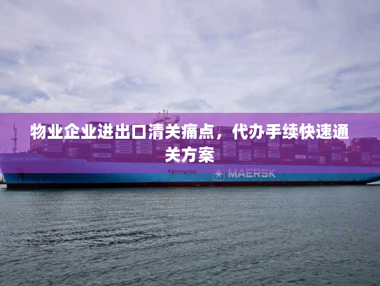 物业企业进出口清关痛点,代办手续快速通关方案 物业企业进出口清关痛点,代办手续快速通关方案