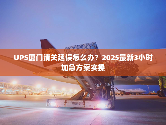 UPS厦门清关延误怎么办？2025最新3小时加急方案实操