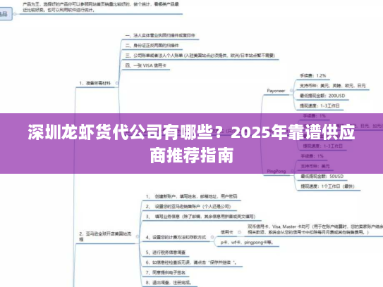 深圳龙虾货代公司有哪些?2025年靠谱供应商推荐指南 深圳龙虾货代公司有哪些?2025年靠谱供应商推荐指南