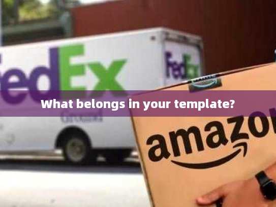 What belongs in your template? What belongs in your template?