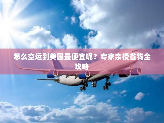 怎么空运到美国最便宜呢？专家亲授省钱全攻略