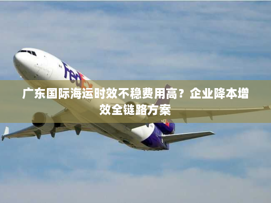广东国际海运时效不稳费用高?企业降本增效全链路方案 广东国际海运时效不稳费用高?企业降本增效全链路方案