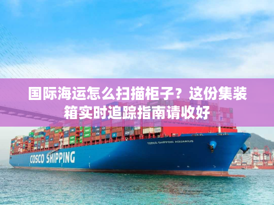 国际海运怎么扫描柜子？这份集装箱实时追踪指南请收好