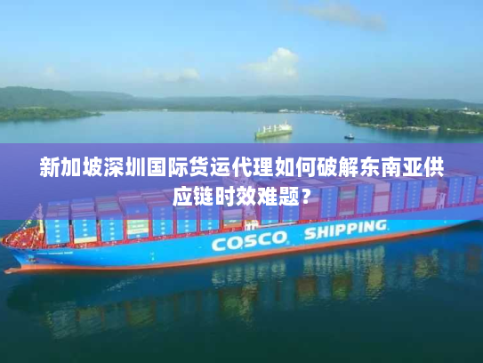 新加坡深圳国际货运代理如何破解东南亚供应链时效难题? 新加坡深圳国际货运代理如何破解东南亚供应链时效难题?