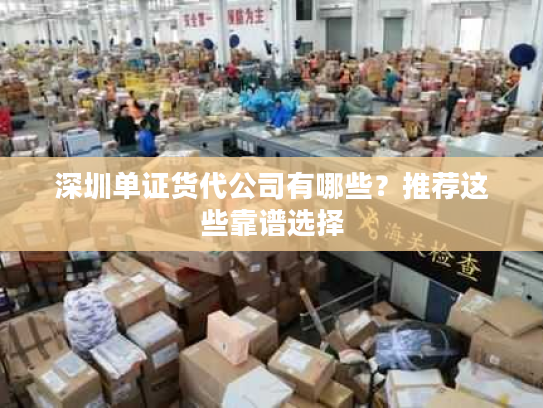 深圳单证货代公司有哪些？推荐这些靠谱选择