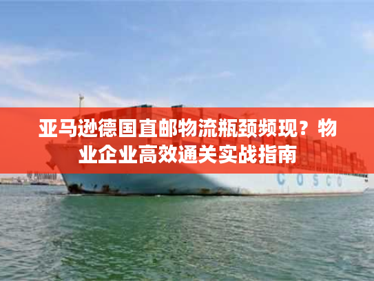 亚马逊德国直邮物流瓶颈频现?物业企业高效通关实战指南 亚马逊德国直邮物流瓶颈频现?物业企业高效通关实战指南