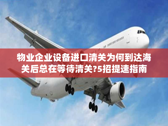 物业企业设备进口清关为何到达海关后总在等待清关?5招提速指南