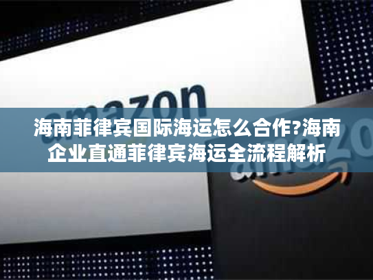 海南菲律宾国际海运怎么合作?海南企业直通菲律宾海运全流程解析