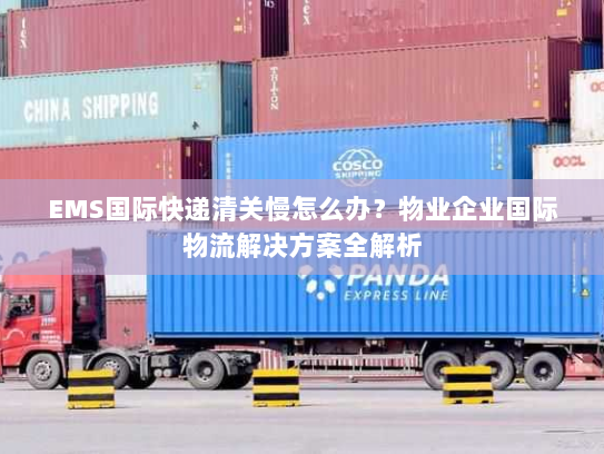 EMS国际快递清关慢怎么办?物业企业国际物流解决方案全解析 EMS国际快递清关慢怎么办?物业企业国际物流解决方案全解析