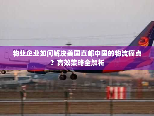 物业企业如何解决美国直邮中国的物流痛点?高效策略全解析 物业企业如何解决美国直邮中国的物流痛点?高效策略全解析