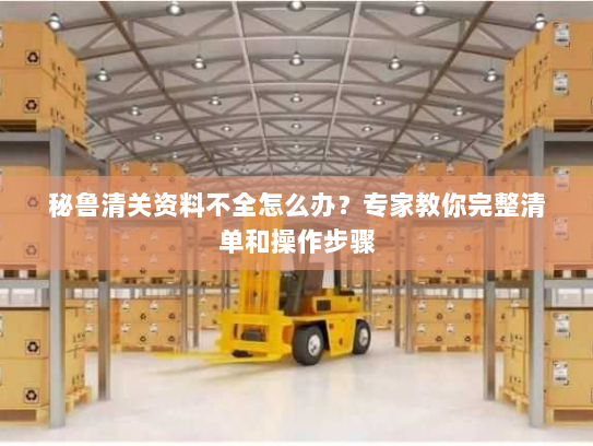 秘鲁清关资料不全怎么办？专家教你完整清单和操作步骤
