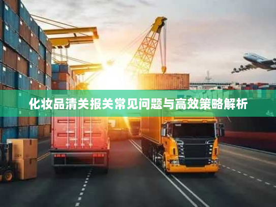 化妆品清关报关常见问题与高效策略解析 化妆品清关报关常见问题与高效策略解析